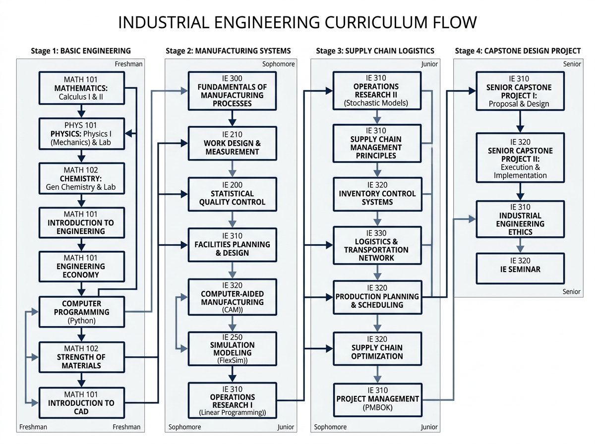Ilustrasi Learning Pathway Teknik Industri
