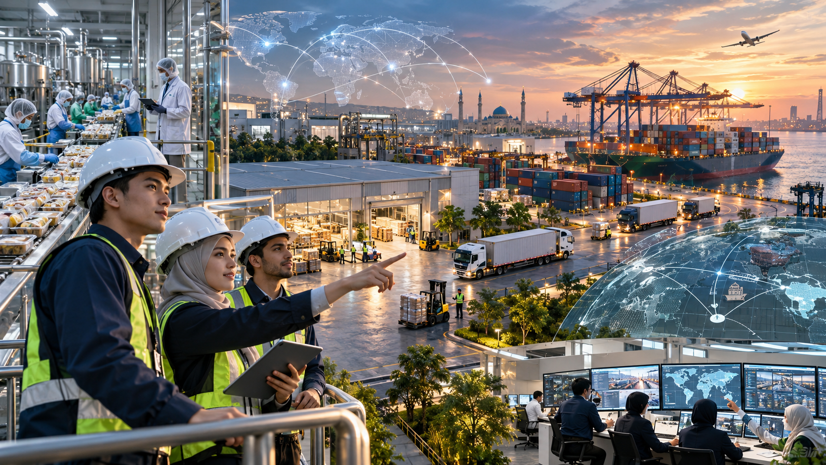 Industrial Engineering × Halal Supply Chain
